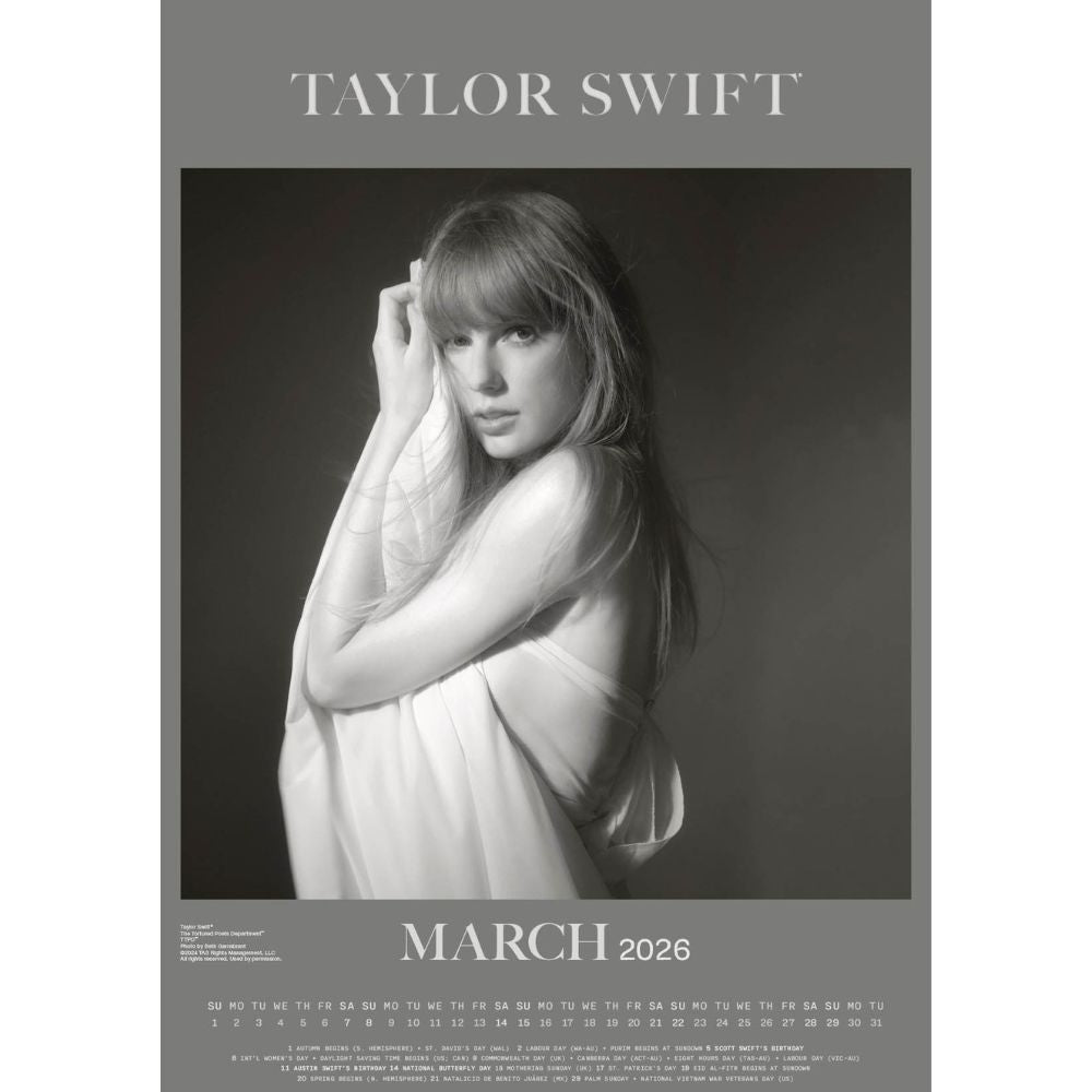 2026 Calendar, A3, Official Product