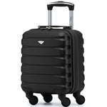40x30x20cm Cabin Carry-on Suitcase - Lightweight, Durable, 4-wheel Luggage - 100+ Airlines Approved | Cabin | Black