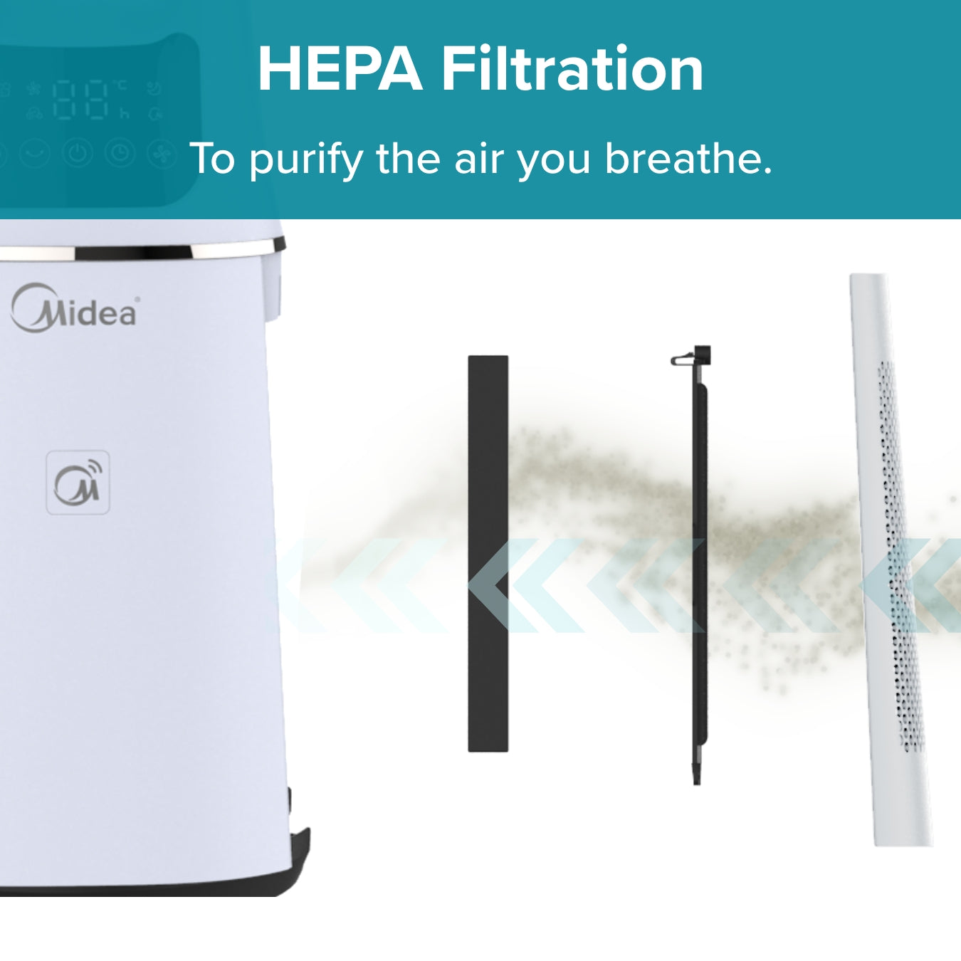 Cool + Purify Bladeless Fan With Free Msmarthome App