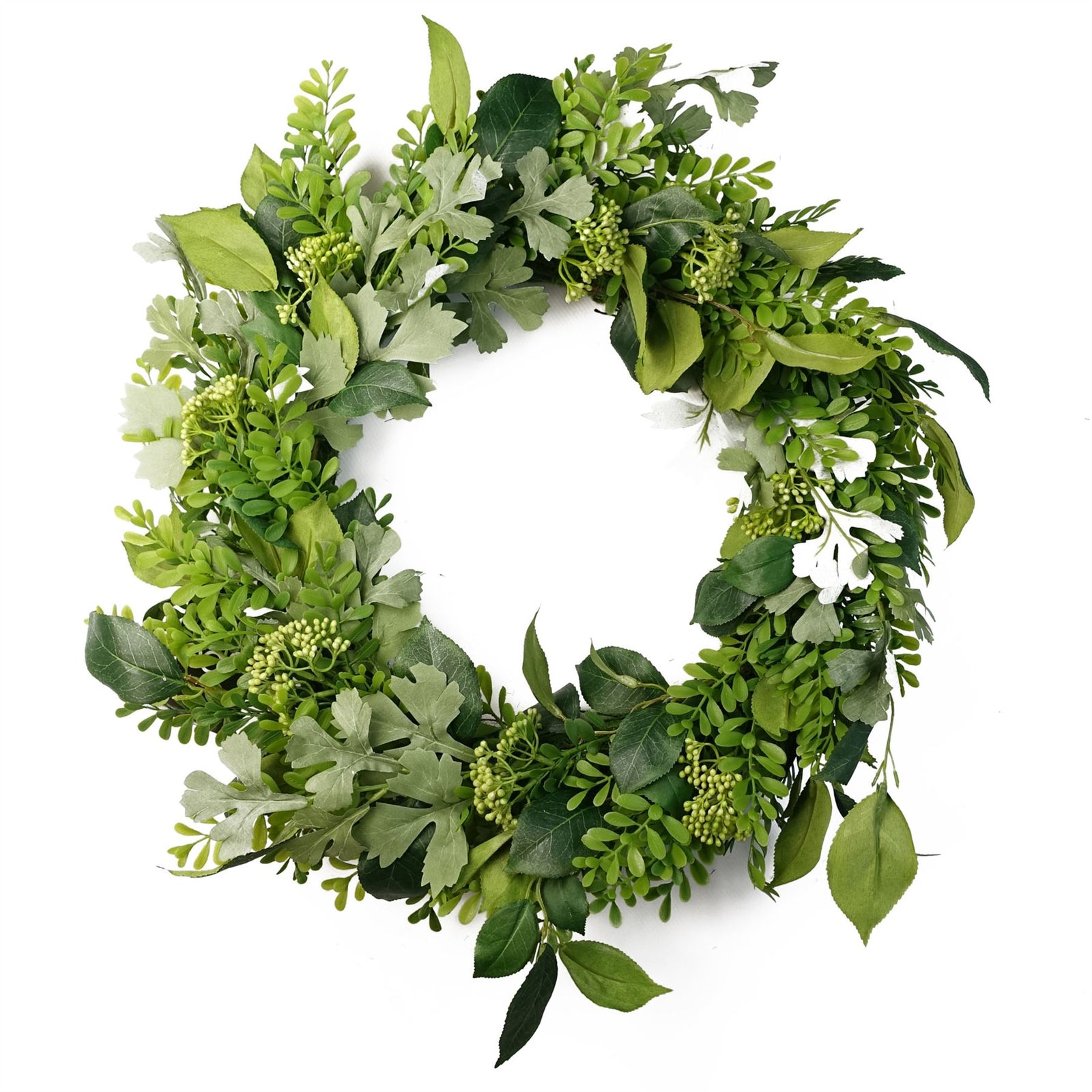 50cm Artificial Wreath Fern