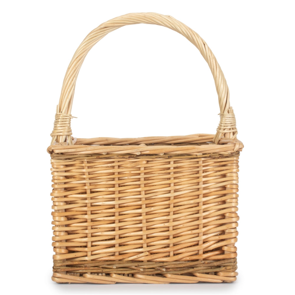 Unpeeled Bottle Carrier Wicker Basket | 4 | Brown