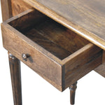 Heritage Turned-leg Desk, 1 Drawer, Brown | 1 | Brown