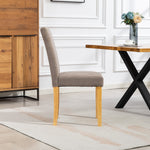 Almont Fabric Dining Chairs - Set Of 2 | Brown