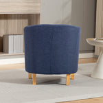Millie Fabric Accent Chair | Denim Blue