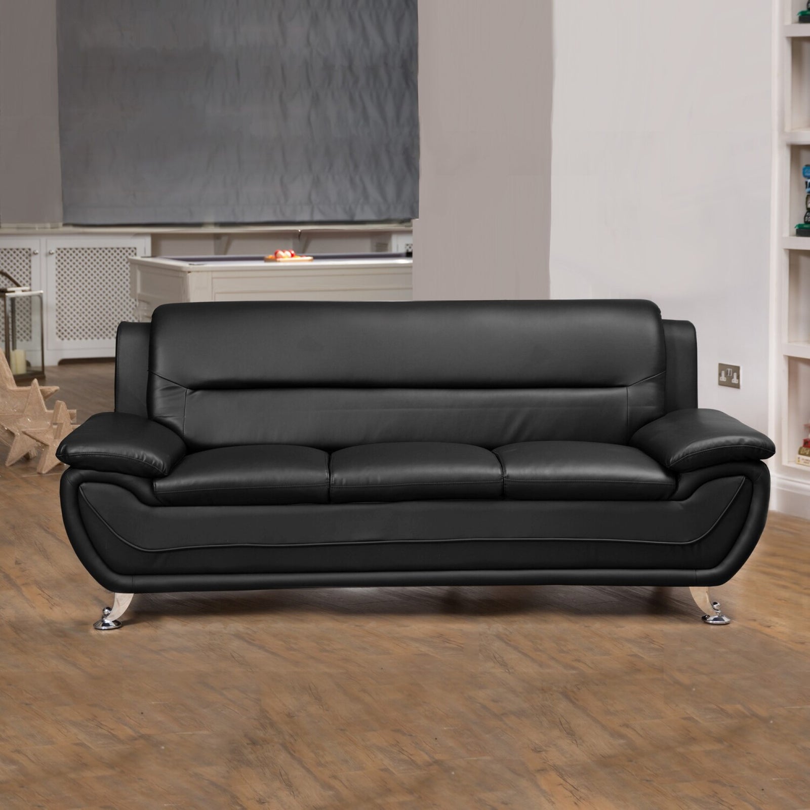 Dexter 3 Seat Sofa | 3 | Black