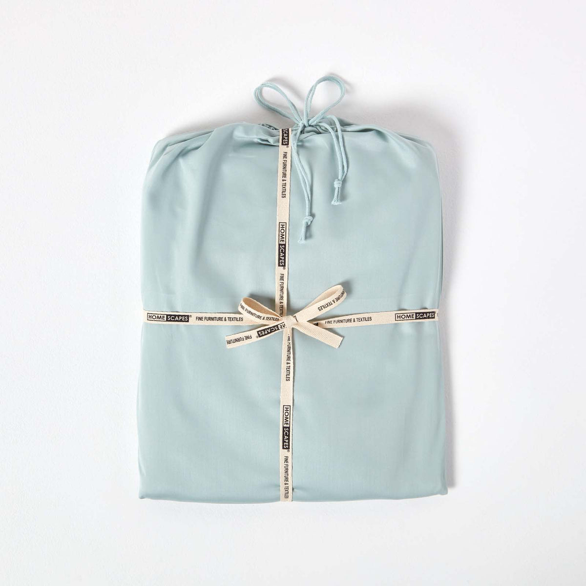 Organic Cotton Duvet Cover Set 400 Tc | Super King | Duck Egg Blue