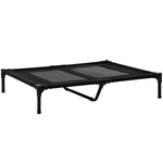 Pawhut Large Pet Cot Portable Dog Cat Sleep Bed Elevated Camping Outdoor | Black