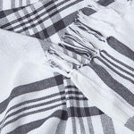 Tartan Check Sofa And Bed Throw | 150cm x 200cm | Black & White
