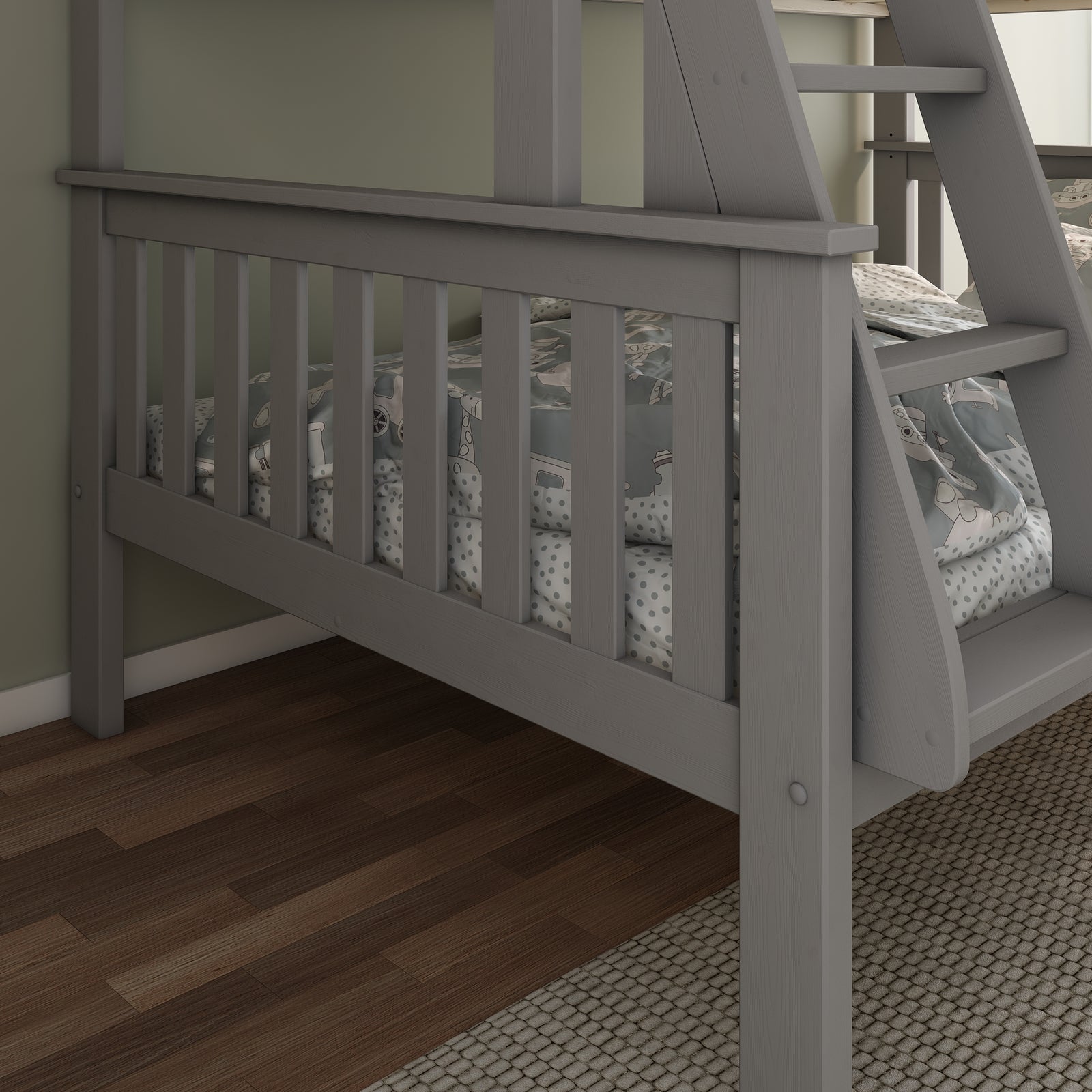 Carra Triple Sleeper Bunk Bed | Small Double | Grey