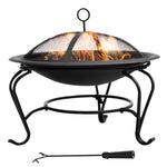 Outdoor Fire Pit Patio Heater, Round
