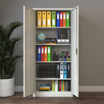 Filing Cabinet Storage Office 2 Doors Adjustable Shelf