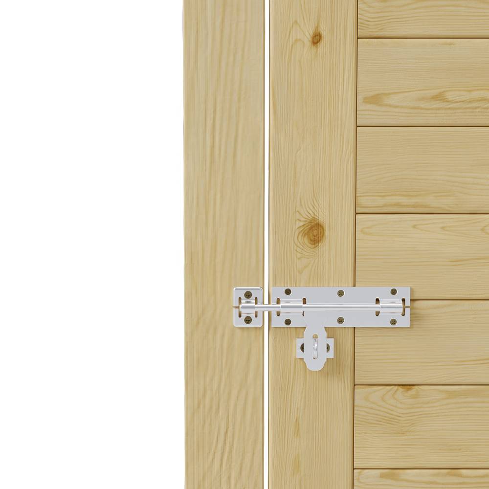 90cm W X 180cm H Wooden Garden Gate With Door Latch