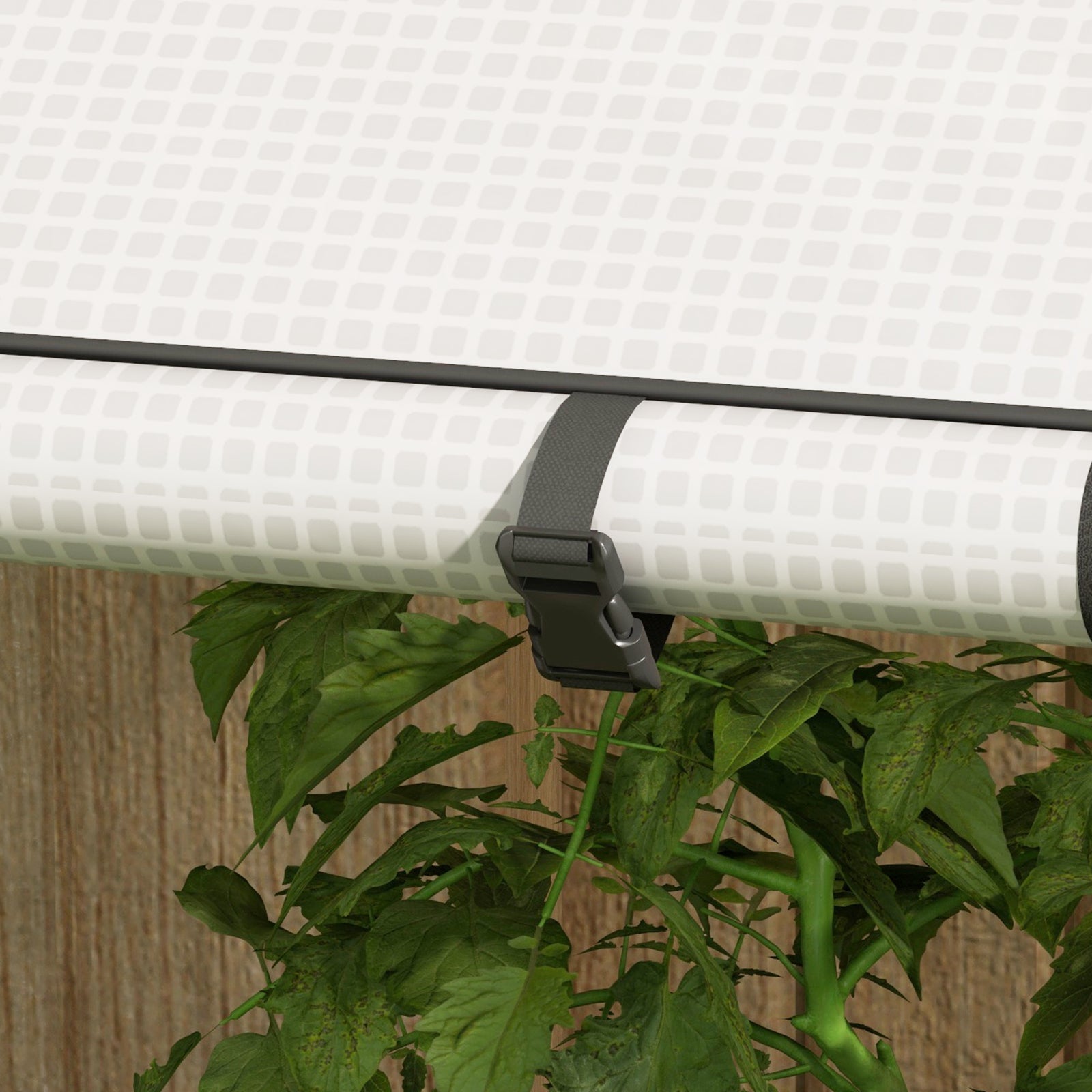 Portable Greenhouse W/ 4 Shelves & Vents 100x80x150cm