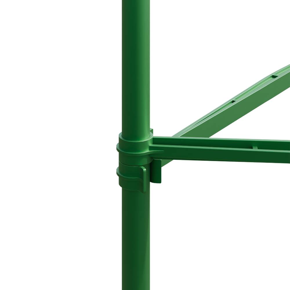 Galvanized Metal Raised Garden Bed – Elevated Planter Box With Safety Edging, Green, 120cm/160cm W X 80cm D X 30cm H | Large | Green