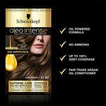Oleo Intense 5-10 Light Brown No Ammonia Permanent Oil Colour 3 Pack