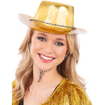 Metallic Cowboy Hat | Gold