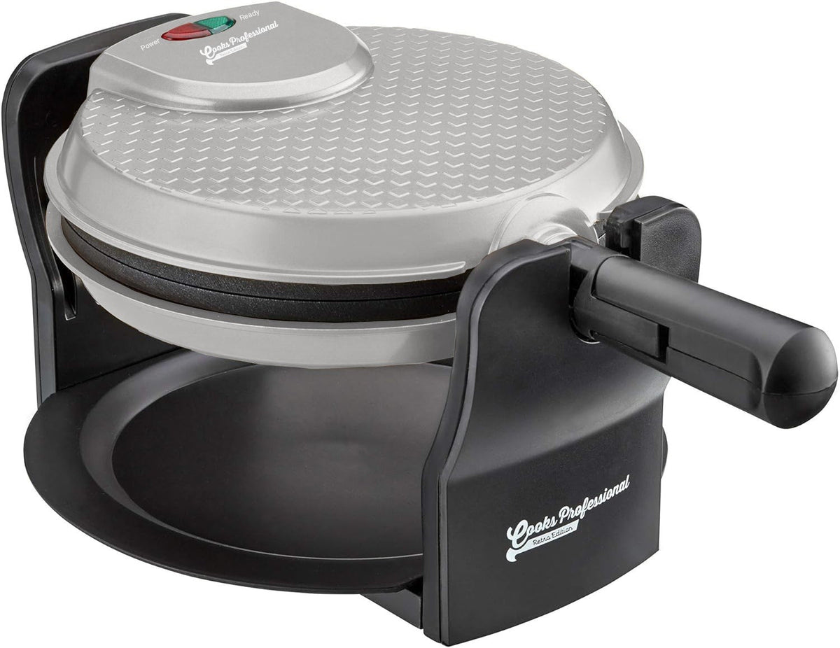 Rotary Waffle Maker | Silver