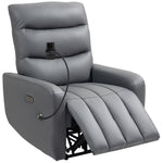 HOMCOM Electric Recliner Chair With Phone Holder, Usb Charge Port