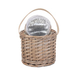 H139 Wicker Antique Wash Mini Ice Basket