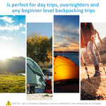 Camping Tent, Family Tent 4-8 Person 2 Room Easy Set Up | Blue