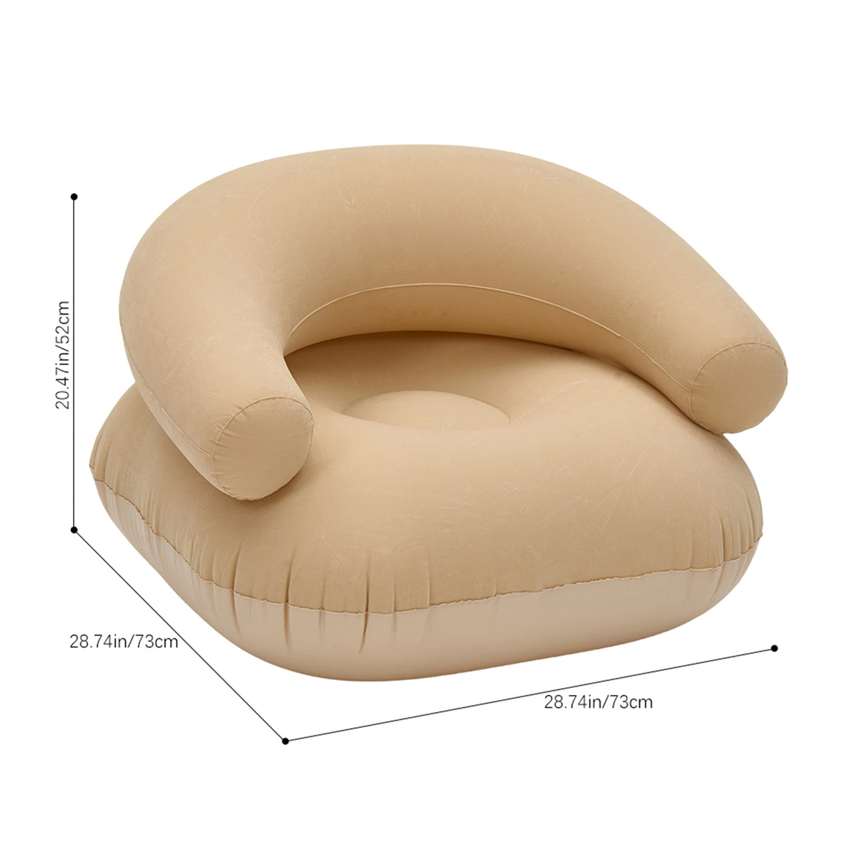 Portable Inflatable Sofa Lounge Chair | Khaki