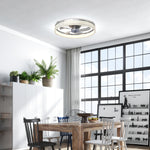 Ceiling Fan With Light And & App Control, 6 Speed, 50 Cm | Silver