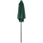 2m Parasol Patio Umbrella With 6 Ribs | Green