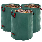 300l Foldable Garden Waste Sacks, Green