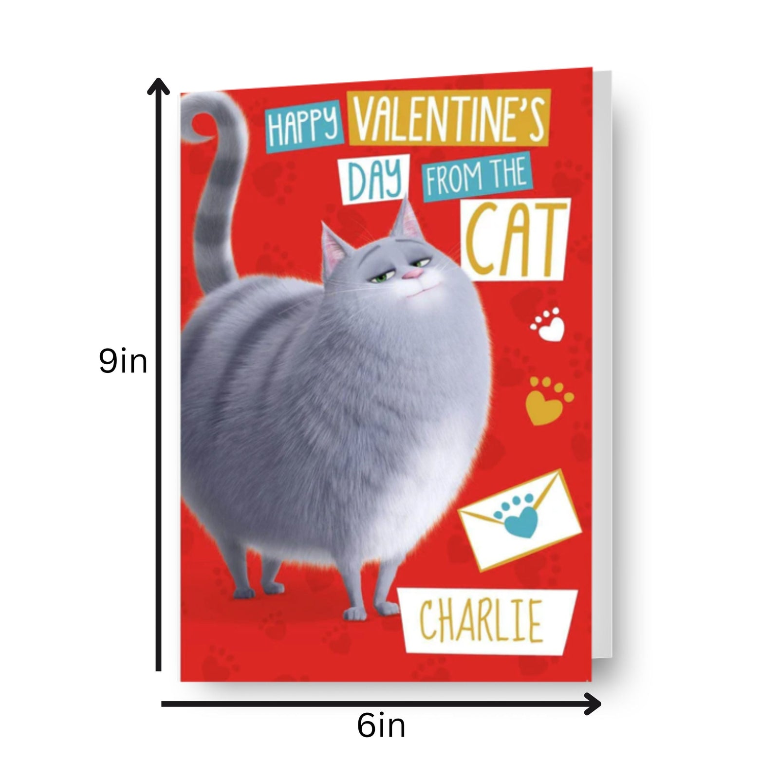 Personalised Valentine's Day Card 'from The Cat' Official Product