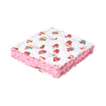 Cotton Cup Cakes Floor Cushion | 50cm x 50cm | Pink