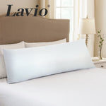 Lavio Long Bolster Pillow Memory Foam Cooling Cover Pregnancy Nursing Maternity Body Support