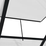 Polycarbonate Walk-in Greenhouse 6x10ft | Gray