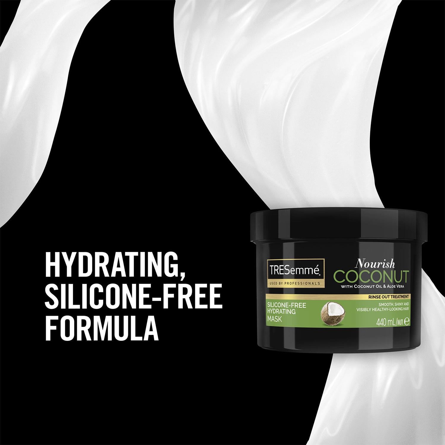 Nourish Coconut Hydrating Mask With Coconut Oil & Aloe Vera 6x Of 440ml
