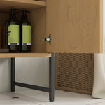 Bathroom Under Sink Cabinet For Basin Without Or With Pedestal | Natural