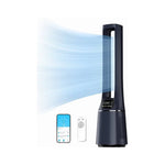2-in-1 Bladeless Tower Fan With Hepa Filter For Air Purify