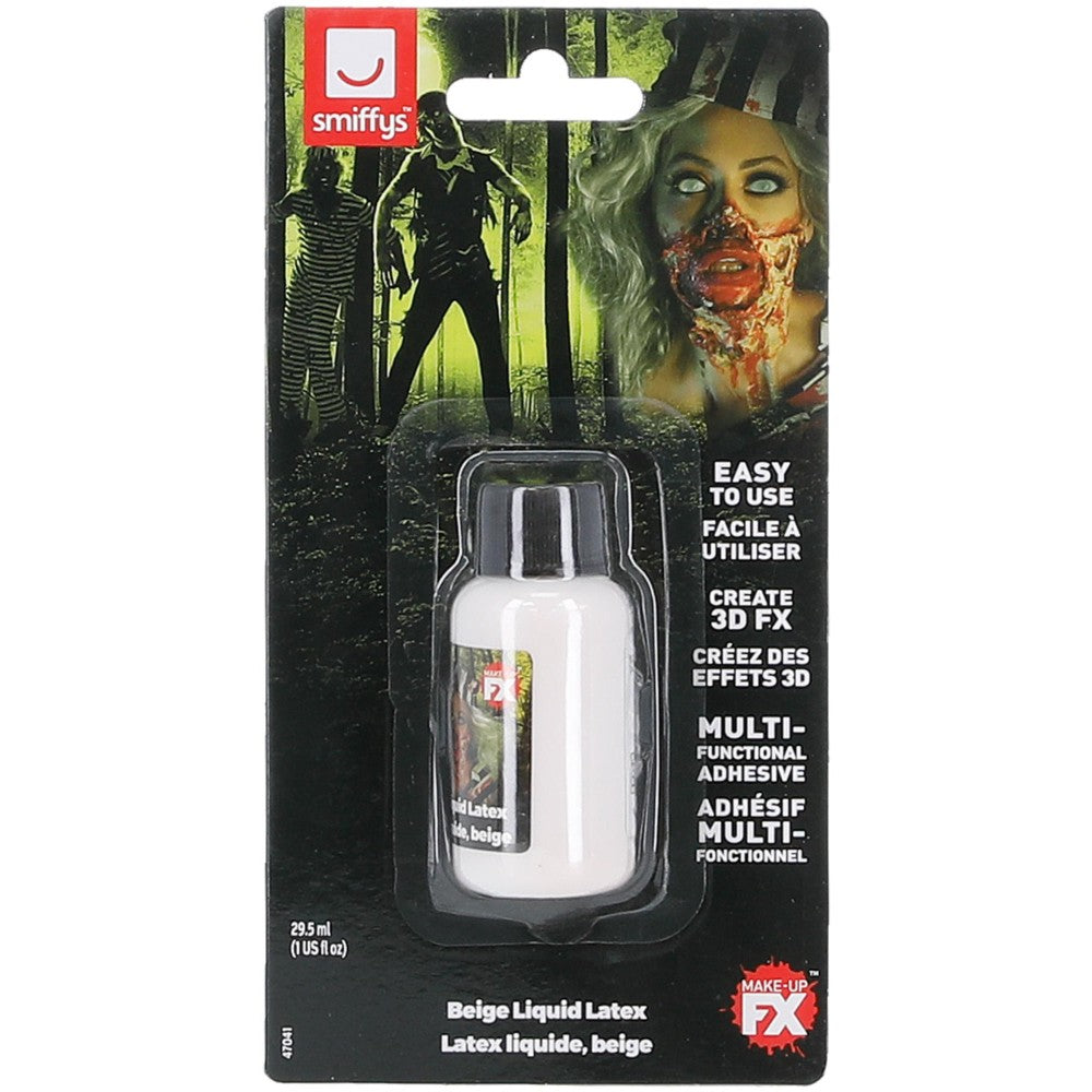 Zombie Liquid Latex, Low Ammonia, Flesh, 29.57ml