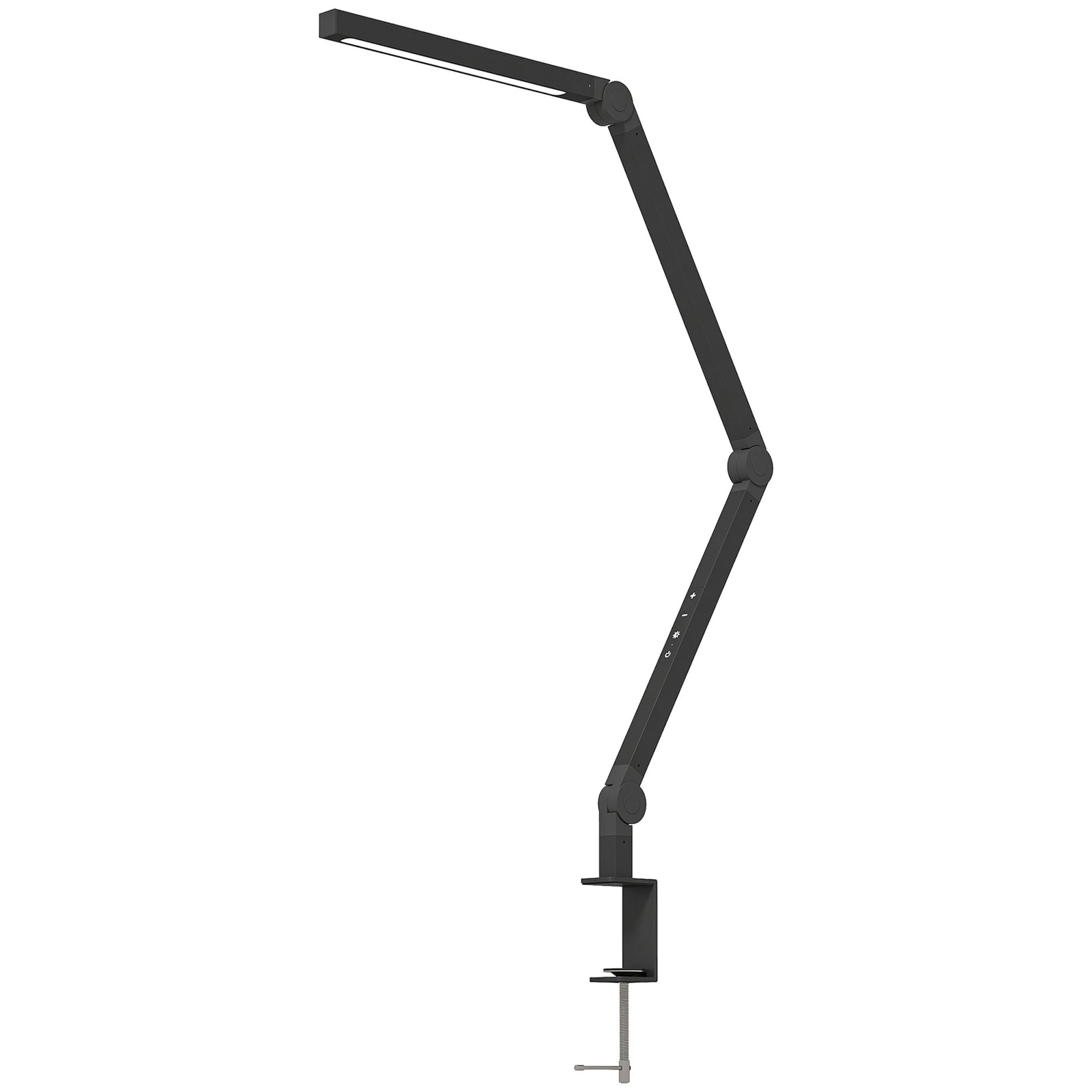 Desk Lamp With Adjustable Swing Arm, Dimmable Led Desk Light | Black