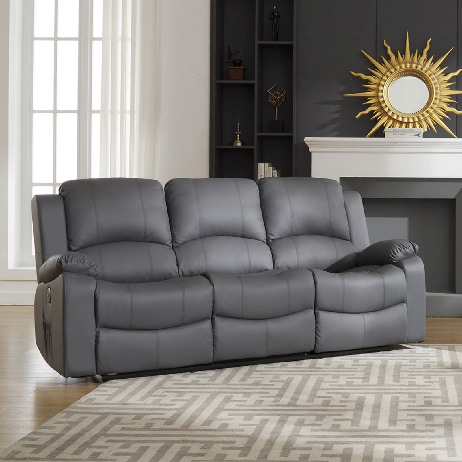 Glendale 3 Seat Electric Reclining Sofa | 3