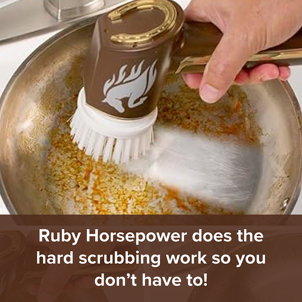 Horsepower Deluxe – Handheld Portable Rechargeable Power Scrubber