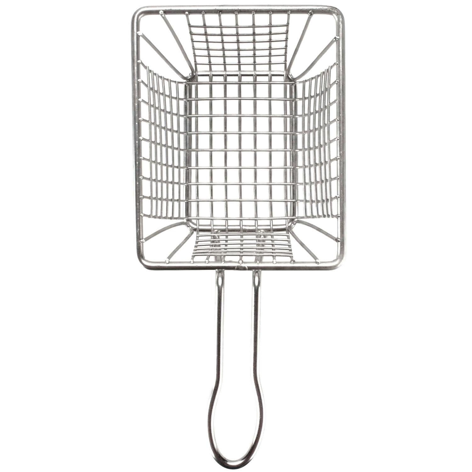 Mini Oblong Fryer Basket With Handle