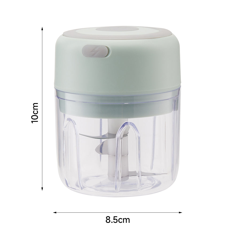Electric Wireless Kitchen Garlic Chopper | Green