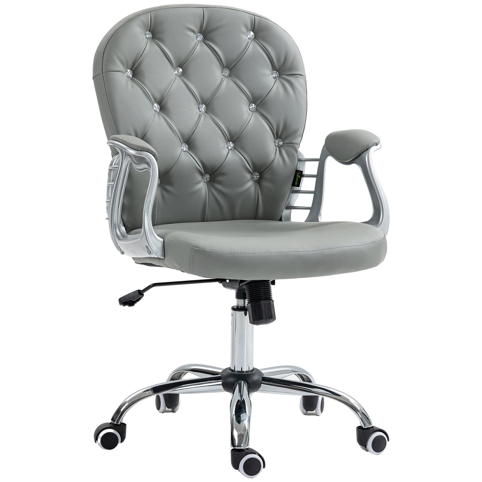 Pu Diamante Padded Office Chair