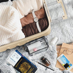 Set Of 3 Hard Shell Suitcase Cabin & Check In Cases With Tsa Lock - Overhead Cabin With Medium & Large Check-in Bag | Set of 3 | Champagne