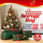 Hillington 3 Piece Christmas Storage Set Tree Lights Decorations