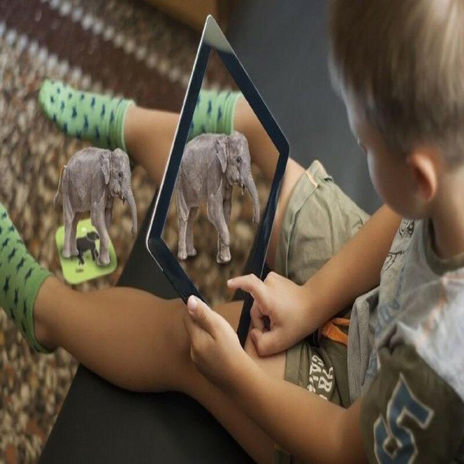 Augmented Reality Cards, Perfect Toy To Educate With 108 Cards With Storage Bag