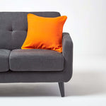 Cotton Plain Cushion Cover | 45cm x 45cm | Orange