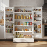 Freestanding Kitchen Pantry Storage Cabinet