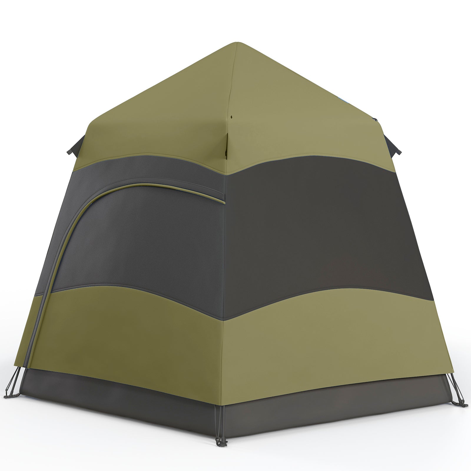 Outsunny Double Layer Dome Tent, 4 Man Hexagon