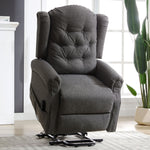 Crawley Electric Riser Recliner With Massage And Heat | Dark Grey