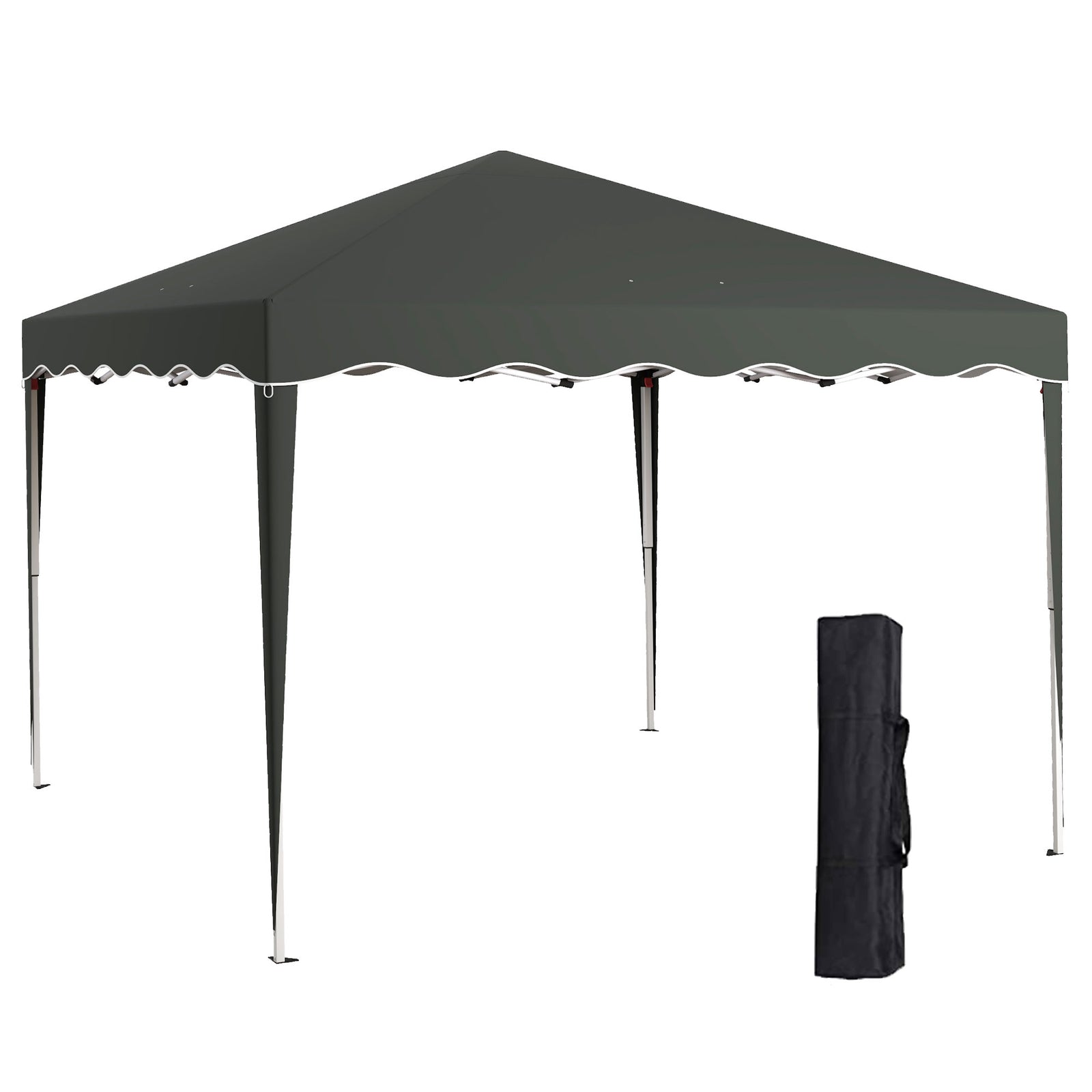 3x3(m) Pop Up Gazebo Marquee Tent For Garden W/ Carry Bag